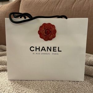 Chanel Rue Cambon Shopping Tote (Limited edition holiday camellia)